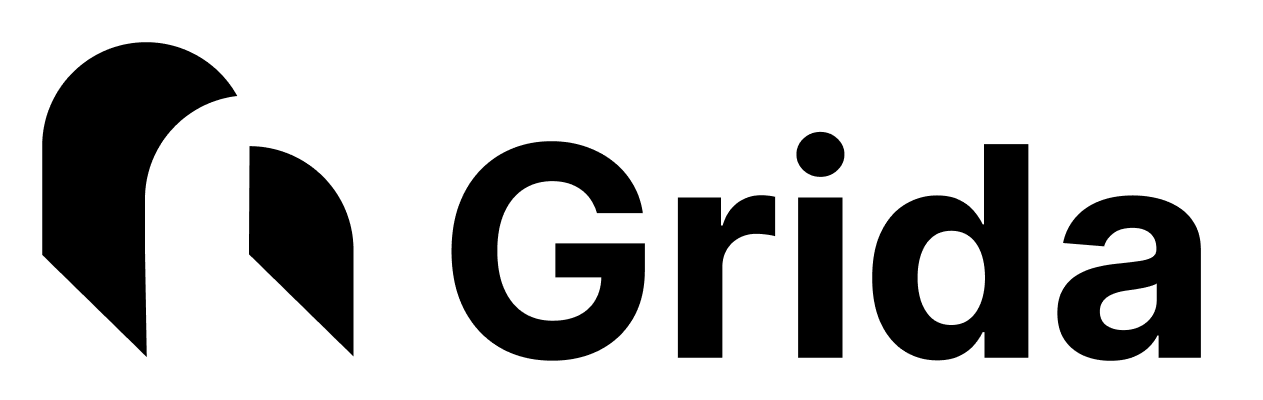 Grida wordmark logo